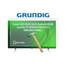 Grundig Uyumlu 55 Gju 7100 Tv Ekran Koruyucu - 55" İnç 139 Cm 55gju7100