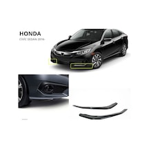 Honda Civic Fc5 Plastik Ön Tampon Flap Piano Black 2016-2021