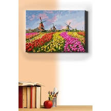 Webstyle Sayılarla Boyama Seti Kasnaklı Lale Tarlası 50 X 65 Cm