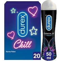 Durex Chill Karma Paket Prezervatif 20'li + Extreme Jel 50 ML