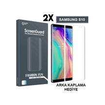 Gor Sm Galaxy Uyumlu S10 3d Kavisli Darbe Emici Full Ekran Koruyucu 2 Adet Set- 5775
