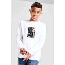 Tshirthane Newt Maze Runner Baskılı Unisex Çocuk Beyaz Sweatshirt Beyaz