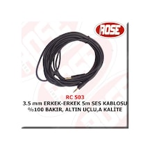 3 5 Mm Erkek Erkek 5 Metre Ses Kablosu