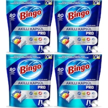 Bingo Akıllı Kapsül Pro Bulaşık Makinesi Deterjanı Tablet 320adet