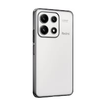 Poco X6 Pro Kılıf Lensli Silikon - Gümüş İtdark39110