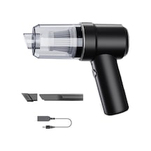 CBTxGlobal Küçük Kablosuz Şarjlı Araç Süpürgesi El Tipi  117c-siyah