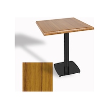 Tokyo Kare Masa Esb 70x70 Cm - Werzalit, Wermodin Ve Allzalit Tabla - Real Teak Çok Renkli