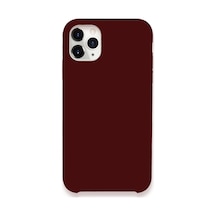 Newface Apple Uyumlu - iPhone 11 Pro Max Kılıf Lansman Legant Silikon - Bordo