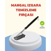 Cn Uzun Saplı Izgara Temizleme Fırçası Çelik Telli Çok Renkli