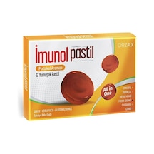 Orzax İmunol Portakal Aromalı Pastil 12'li