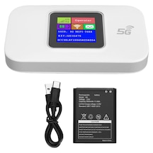 Onezero M5 4g Lte Taşınabilir Mobil Wifi Modem Router Lcd Ekranlı, 300 Mbps Yüksek Hızlı, 3000 Mah Bataryalı Şarj Edilebilir Cep Wi-fi 10 Cihaza Kadar Destek