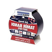 27kids Çok Amaçlı Tamir Bandı, 50 Mm X 25 Mt, Siyah Renk Açık Bej
