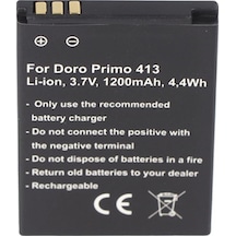 Doro Primo 413 Pil Rcb413 3.7 V 1200 Mah İçin Uygun Pil