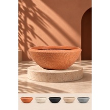 Bostann Dekoratif Saksı - Boho 290 - 157l - Kahverengi
