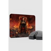Lucifer V1 22x18 Gaming Kauçuk Kaymaz Taban Mouse Pad Fare Altlığı