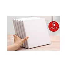 Tr 5 Adet 10x10cm Yüksek Kaliteli Boş Tuval Resim Tuvalı