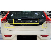 Volvo & V40 & T4 Krom Bagaj Yazısı Seti 3'lü Paket