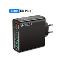 Xuweiwei Kaxoe 45w Çoklu Bağlantı Hızlı Şarj Cihazı Sarı Usb C Duvar Adaptörü Qc 3 0 Iphone Samsung Uyumlu İçin Sarı