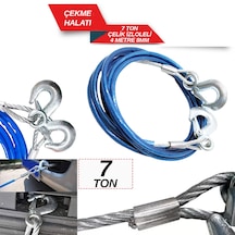 Çekme Halatı 7 Ton Çelik İzoleli 4 Mt 8mm 1720507
