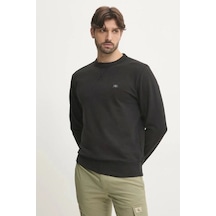 Calvin Klein Woven Label Crew Neck Siyah Calvin Klein Woven Label Crew Neck Siyah
