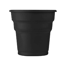 Roll-up Plastik Renkli Bardak Siyah 25 Adetli Diğer