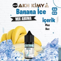 Akn Kimya Banana İced Mix Aroma Muz Buz Gıda Aroması 10 Ml