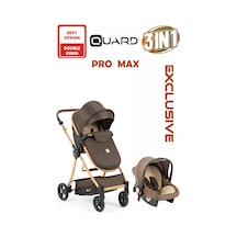 Quard Promax Travel Sistem Bebek Arabası Kahverengi