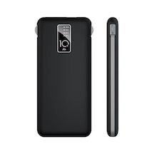 Lexroo Pw-05 Hızlı Şarj Led Göstergeli Micro Lightning Type-c Kablolu Taşınabilir Powerbank - Beyaz