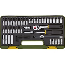 Proxxon 23280 1/4 Cırcır Kollu 50 Parçalı Lokma Ve Bits Takımı