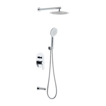 Duxxa Ankastre Krom Banyo Batarya Duş Seti Krom