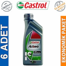 Castrol Actevo 20W-40 4t 1 L 4 Zamanlı Motosiklet Yağı (6 Adet)