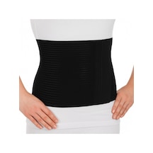 Ayarlanabilir Abdominal Siyah Karın Korse Bel Korse Doğumsonrasıkorse Cerrahi Korse Misinalı Kumaş 115 Cm X 25 Cm