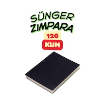 120 Kum Esnek Sünger Zımpara 9.5 X 12.5 Cm Yassı Zımpara Bloğu Ahşap Ve Mobilya Taşlama Ve Parlatma