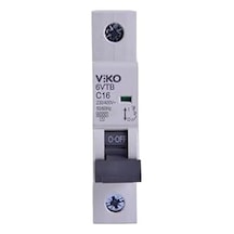 6vtb-1c16 Otomatik Sigorta 6ka C Tipi 1 Kutup 16a
