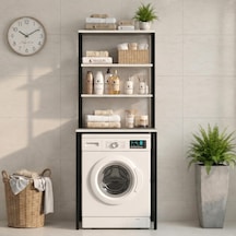 Kenzlife Çamaşır Kurutma Makinesi Dolabı Domaniç Grisyh 180 070 60 Mat Suntalam Metal Siyah Boya