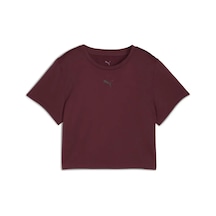 Puma Tad Essentıal W Baby Tee Kırmızı Kadın Crop T-shirt