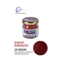 Sedefli Metalik Toz Pigment Boya / Şarap Kırmızısı / Epoksi Için
