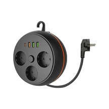 3 Adet Soket,3 Adet Usb Ve 1 Adet Type-c Girişli Termal Akım Korumalı Makaralı Priz 3395 4915 Diğer