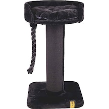 M-pets Panther Premium Liana Tırmalama Tahtalı Kedi Ağacı Siyah 55x55x96 Cm 244-54015.01