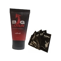 Big Lover Erkeklere Özel 50 Ml Jel 50 Ml Maximum Strength Hardening Gel For Men + Playboy 5 X 5 Ml Lubricant Jel