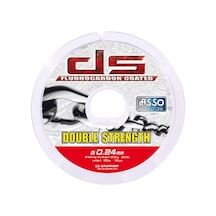 Asso Double Strength 100 Metre Fluorocarbon Gri Misina (463509546)
