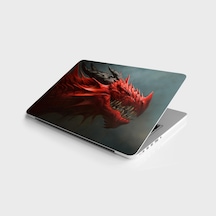 Laptop Sticker Bilgisayar Notebook Pc Kaplama Etiketi Kızıl Ejder