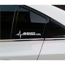 Toyota Avensis Yan Cam Sticker Oto Kapı Çıkartma 20Cmx7Cm