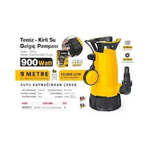 Sgs 5371 Prof. Temiz-kirli Su Dalgıç Pompa 900 W