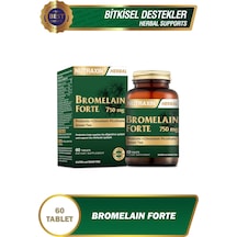Nutraxin Bromelain Forte 750 mg 60 Tablet Krom Yeşilçay Probiyotik