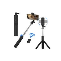 Abatech S03 Led Işıklı Tripod Bluetooth Kumandalı Üçü Birarada Selfie Çubuğu Monopod