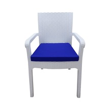 Mirzade 6 Adet Hera Siesta Minder Su Geçirmez Kumaş 5 Cm Gri Sünger-saksmavi - 40 40