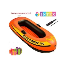 Şişme Bot Tek Kişilik İntex 58329 Explorer 100 Pompa Dahil Çok Renkli