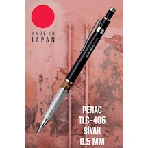 Tlg-405 Mekanik Kurşun Kalem, 0.5 Mm, Siyah, Ergonomik Kauçuk Tutma