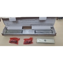 Çiftli Manyetik Kilit, 12/24 Vdc, İzleme Kontaklı, 2x250 Kg
